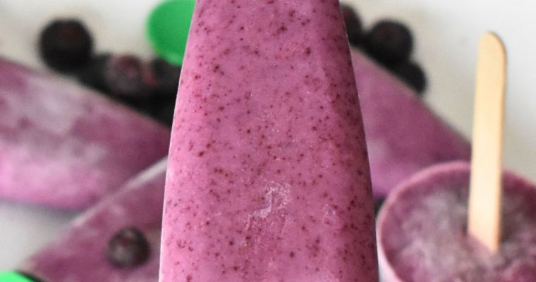Creamy Blueberry Yogurt Popsicles Creamy Blueberry Yogurt Popsicles