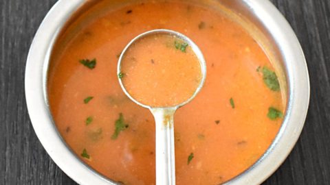 Maharashtrian Tomato Saar Coconut Tomato Soup